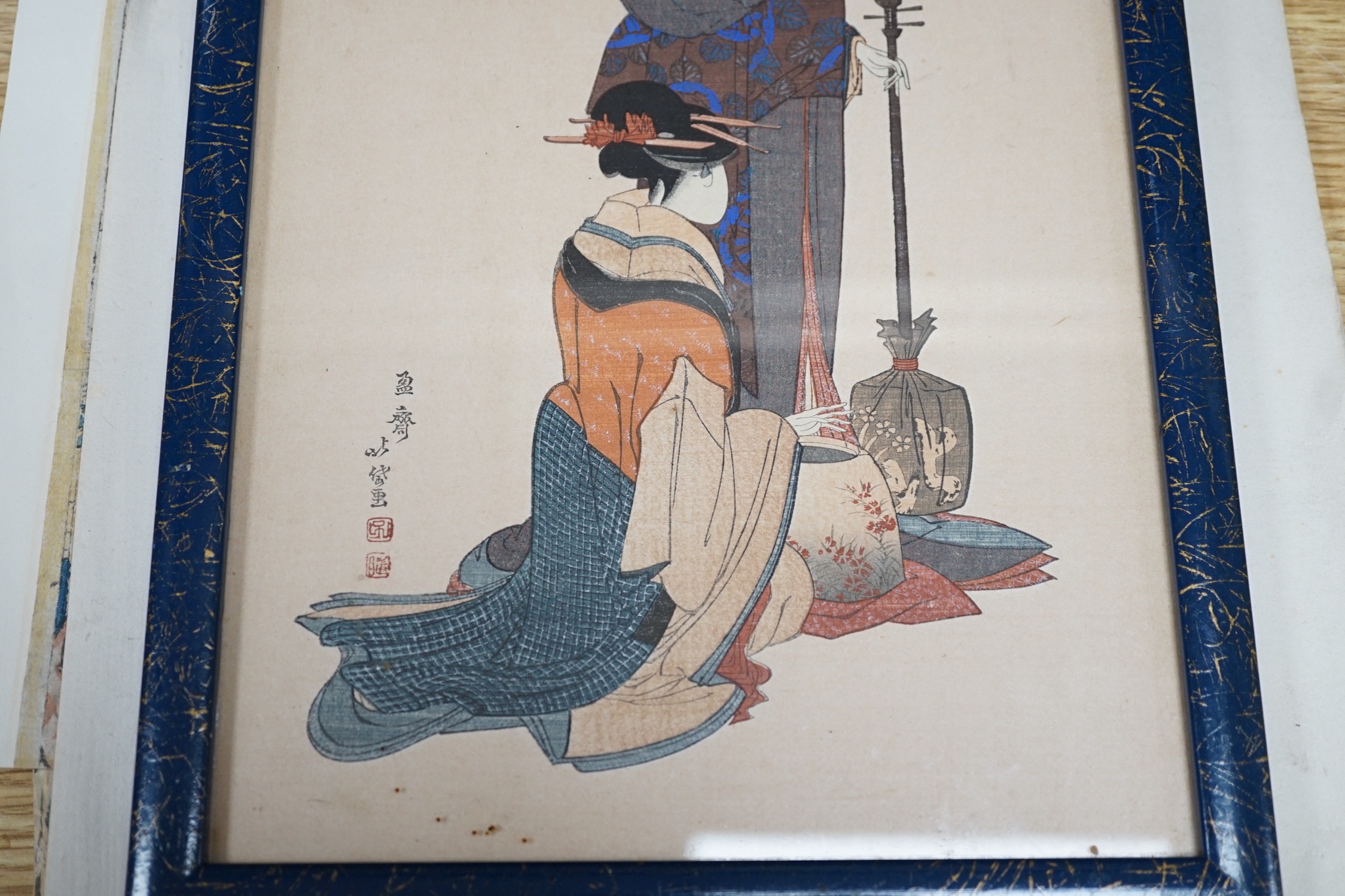 Assorted Japanese woodblock prints